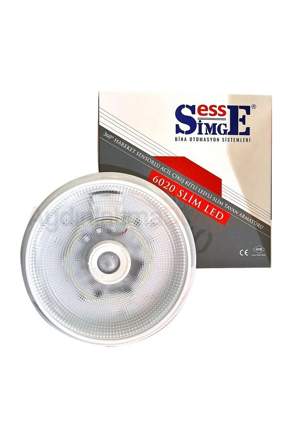 SİMGE-White Light - Emergency Lock Ceiling Light with Icon Motion Sensor and LED 1