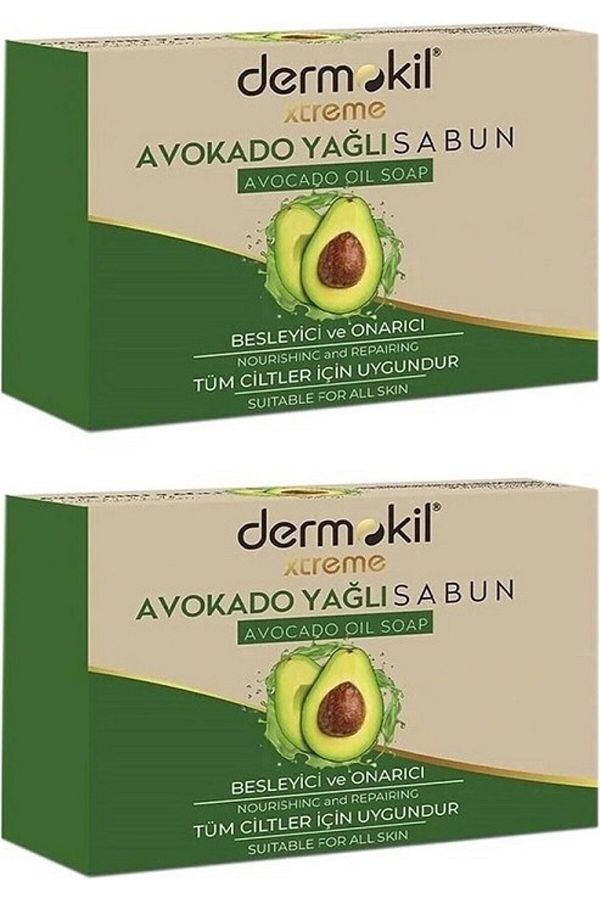 Dermokil-Set of 2 Dermokıl with 100 gr Soap and Avocado Oil 1