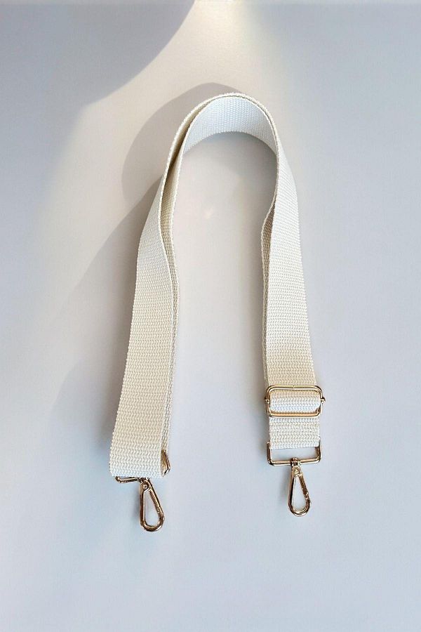 BAHELS-Linen Column Bag - With Adjustable Handle and Strap Accessory 1