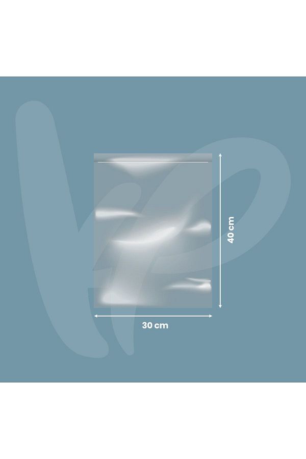 KARGOPEK-Unprinted Transparent Frosted Locked Poset 30*40 (600 Pieces) 1