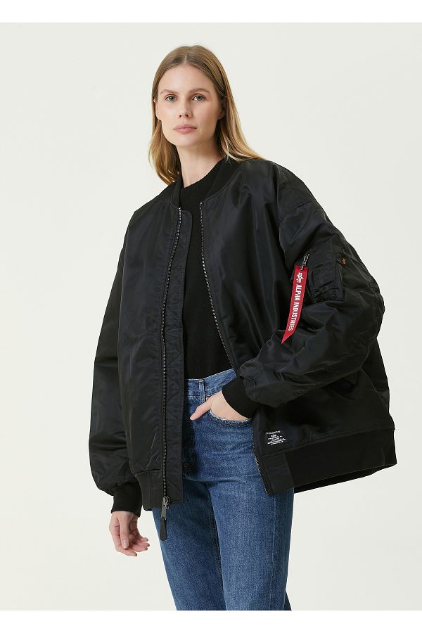 Alpha Industries XS Size Black Bomber Jacket Trendyol