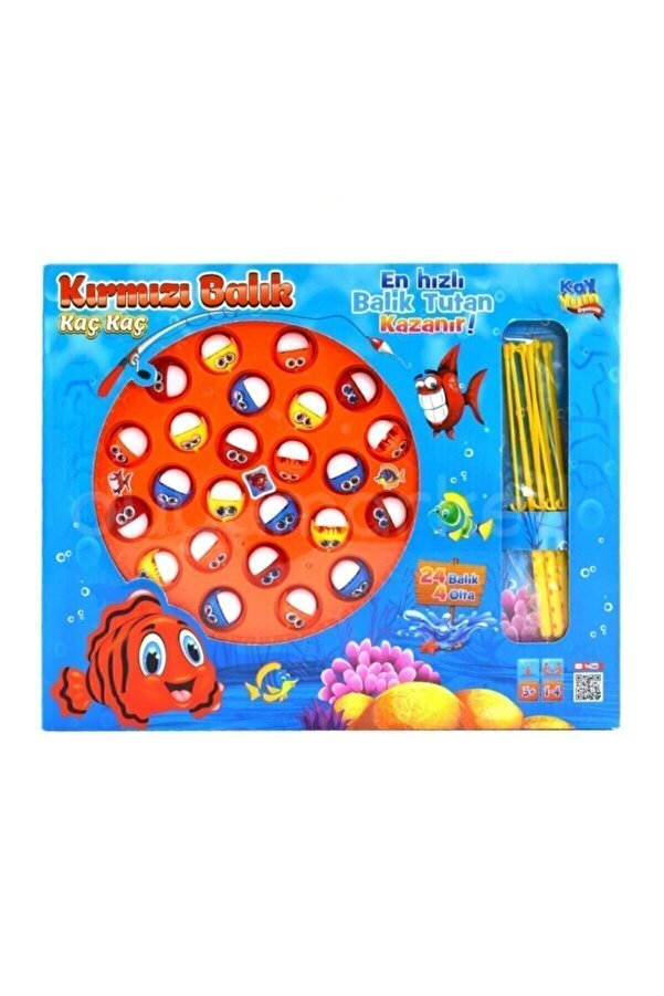 Kayyum Oyuncak Müzikli Balık Tutma Oyuncagı Kırmızı Balık
