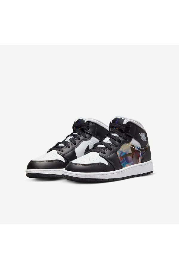 Nike Air Jordan 1 Mid Hologram Women s Sports Shoes Dr9495 001 Trendyol