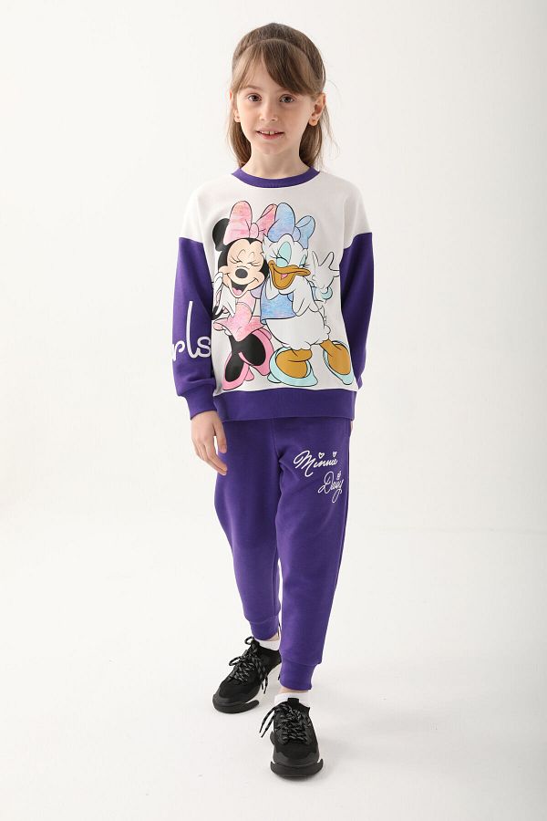 Girls minnie mouse tracksuit hot sale