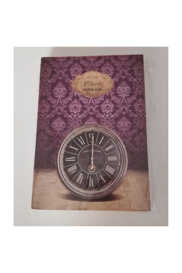 Scrikss-Scrıkss Notelook Retro Clock Multi Notebook 12.7x18cm 1