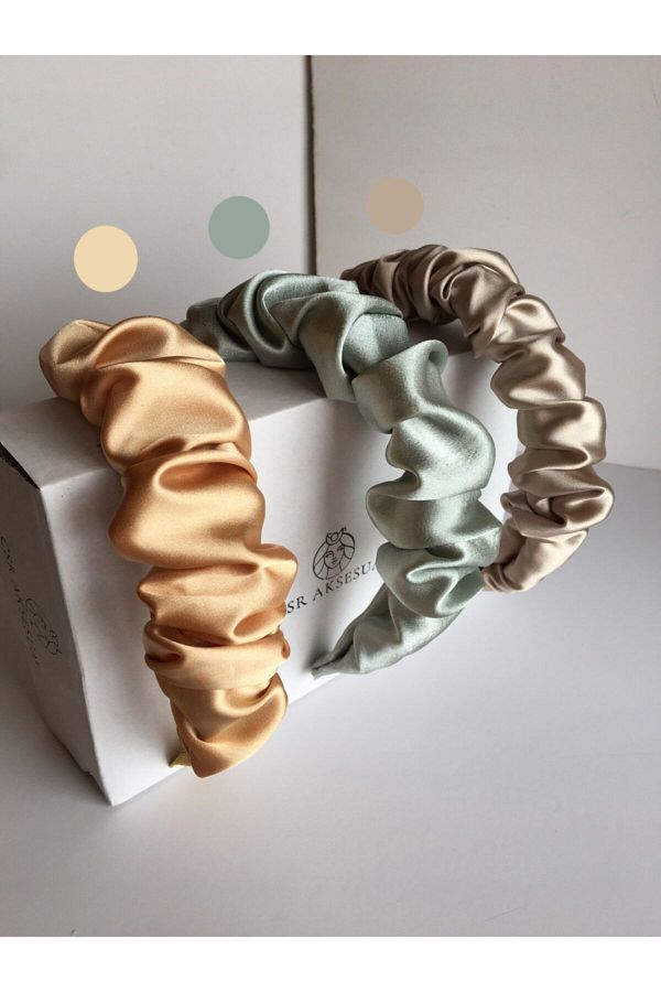 CSR AKSESUAR-Set of 3 Satin Crowns 1