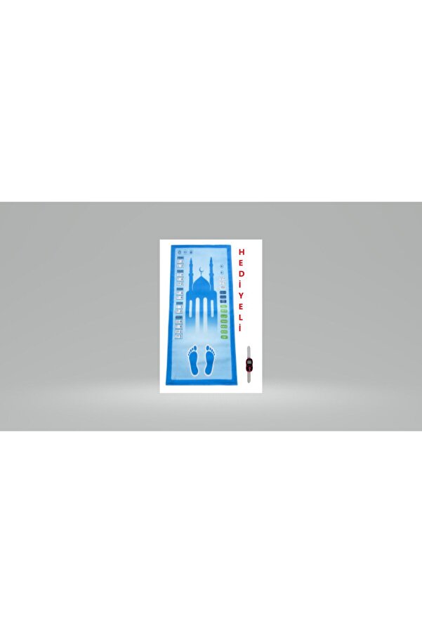 Ayfa Basın Yayın Benim Seccadem Çocuklar İçin Sesli Konuşan 7 Dilde Namaz Kıldıran Seccade Mavi (Zikirmatik Hediyeli)