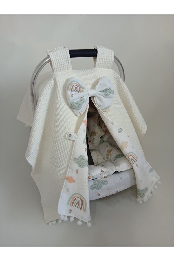 Wenaris Çift Taraflı Puset Örtüsü, Puset Minderi, Puset Çarşafı, 3 Parça