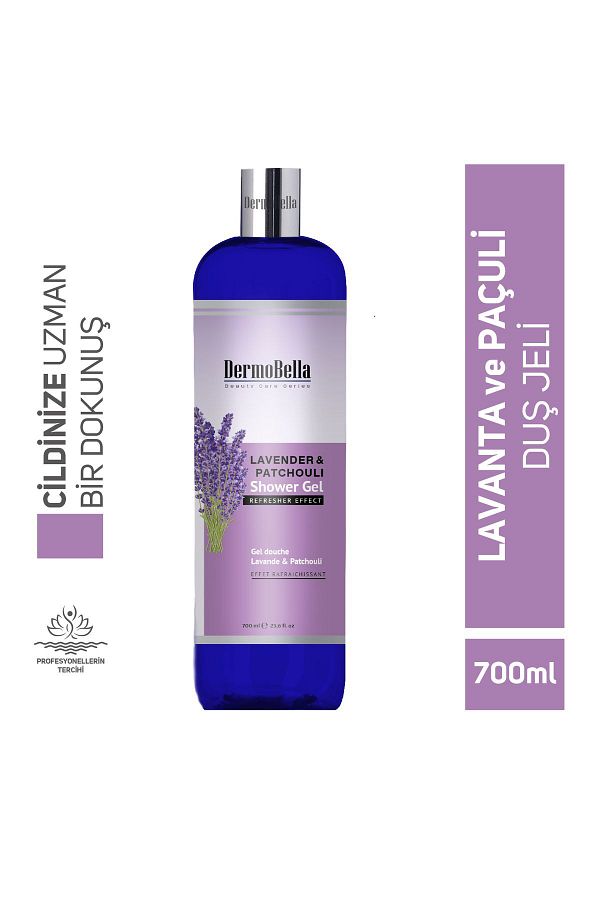 DERMOBELLA-Moisturizing and Nourishing Lavender and Patchouli Extract Shower Gel 700 ml 1