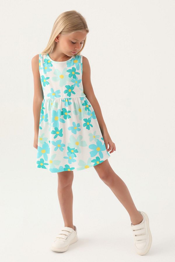 Rolypoly-Rochie Fata - Floare Turcoaz 1