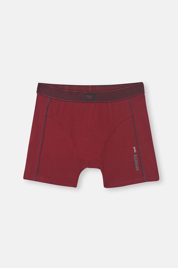 Dagi-Boxer sport compact roșu Claret pentru bărbați 1
