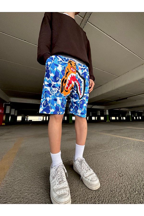 Bape tiger shark shorts shop