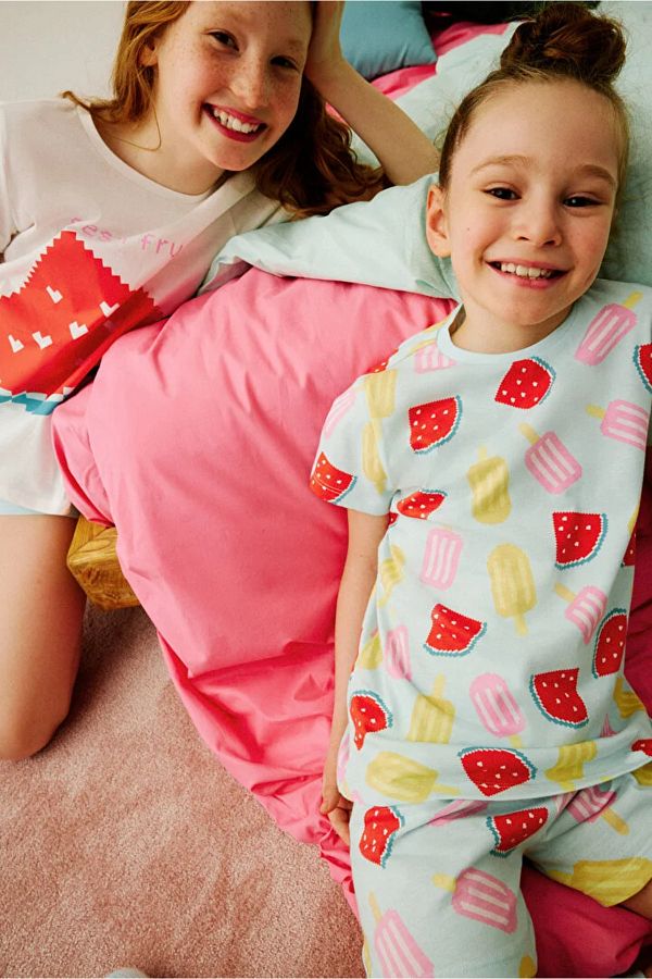 Girls watermelon pajamas 2025