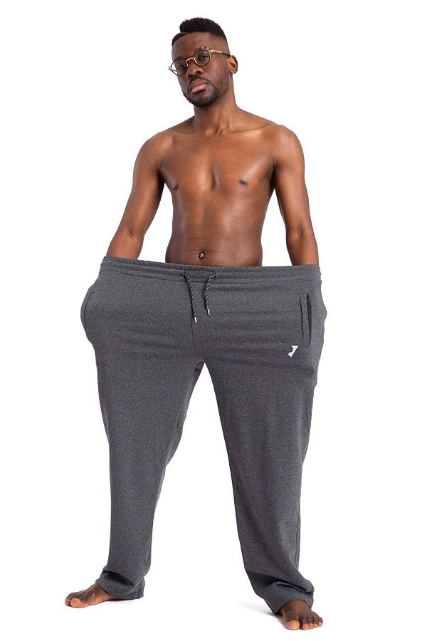SuFd E Ticaret 3 Pieces Plus Size Tracksuit Pajama Bottoms Black gray navy blue Trendyol
