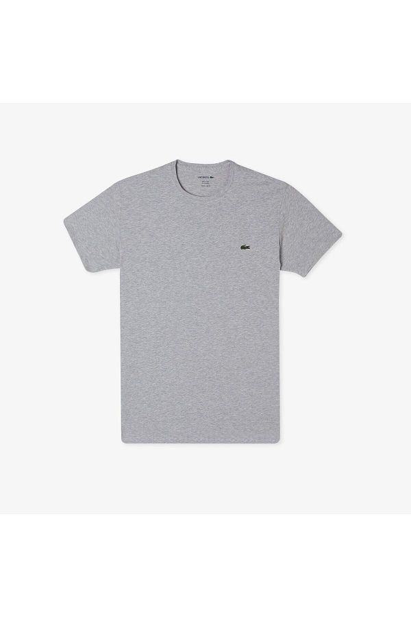 Lacoste Men s Slim Fit Crew Neck Gray T Shirt TH0998 CCA Trendyol