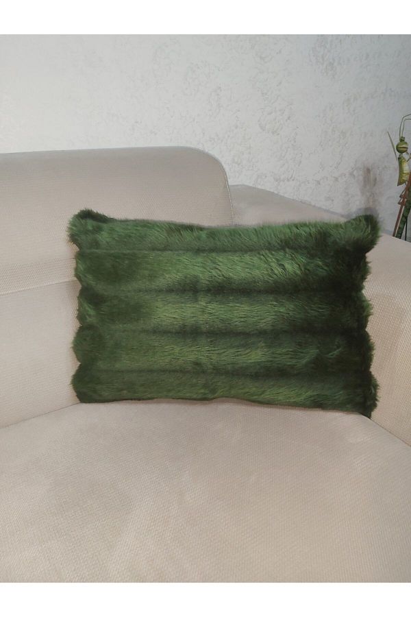 Lostello Home-Rectangular Plush Throw Pillow Pillowcase-emerald Green-35*50 1