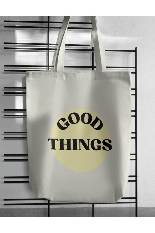 redame-Minimalist Slogan Cloth Tote Bag 1