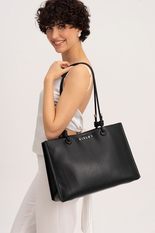Sisley Black Women s Shoulder Bag SLY083 Trendyol