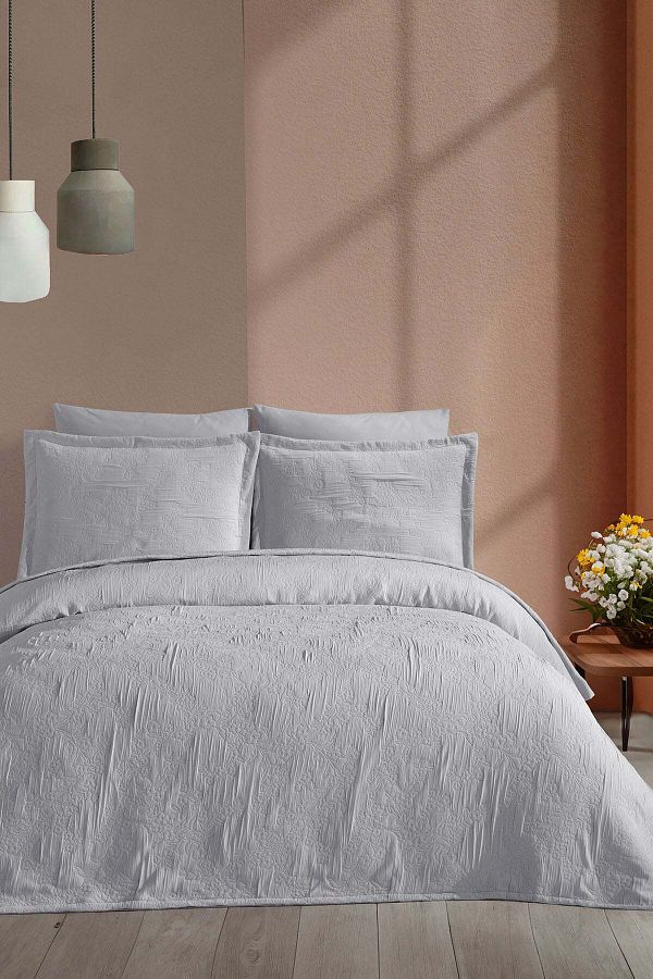 Elart-Gray Double Nice Bedspread 1