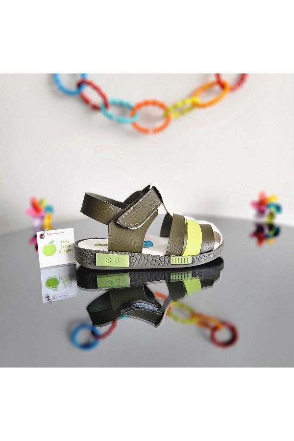 elma bebe-Unisex Light and Comfortable Orthopedic First Step Sports Sandals for Babies and Children 1