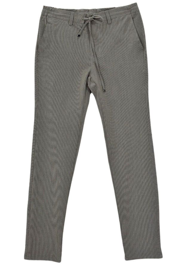 DYNAMO-1994 Model Men's Jogger Pants - Seersucker Color, Elastic Waist, BGL-ST03838 1