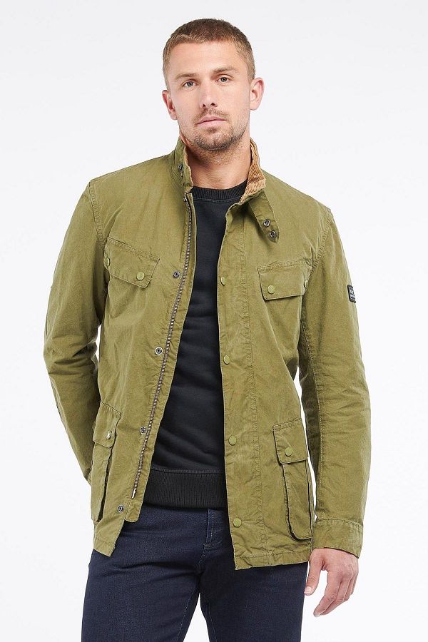 Barbour duke jacket green discount