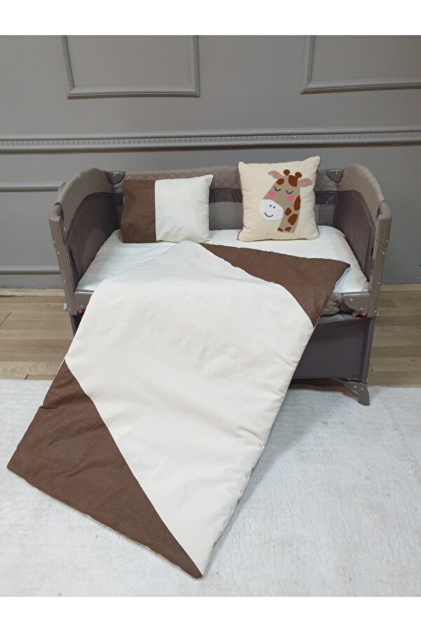 Yuar Baby Oyun Parkı Bebek Uyku Seti - Aslan Kabartma Nakışlı