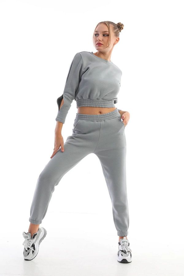 Slim fit womens tracksuit hot sale