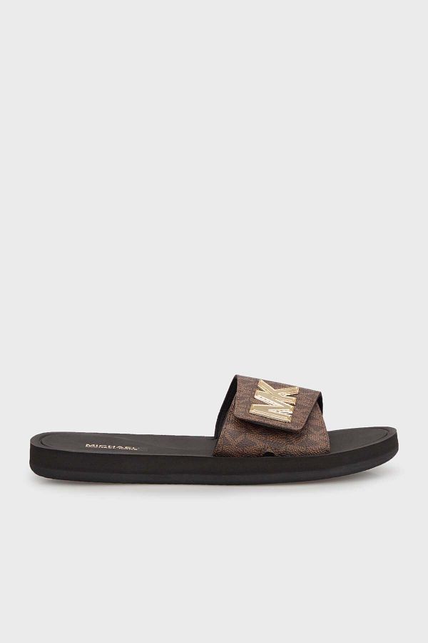 Michael Kors-Slippers with Logo - 49S9PLFA1B200 Model 1
