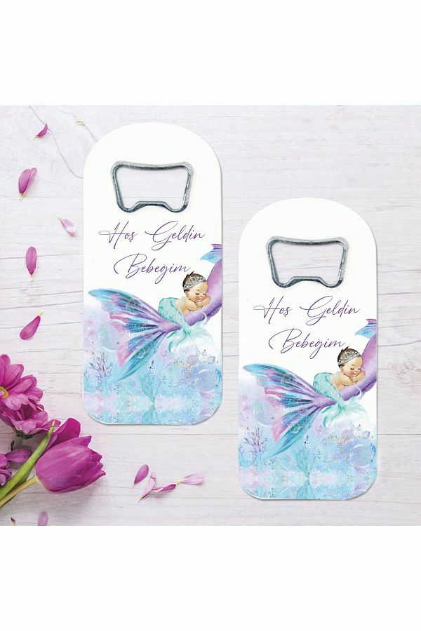 Ege ajans-10 Pieces Mermaid Concept Baby Opener Magnet 1