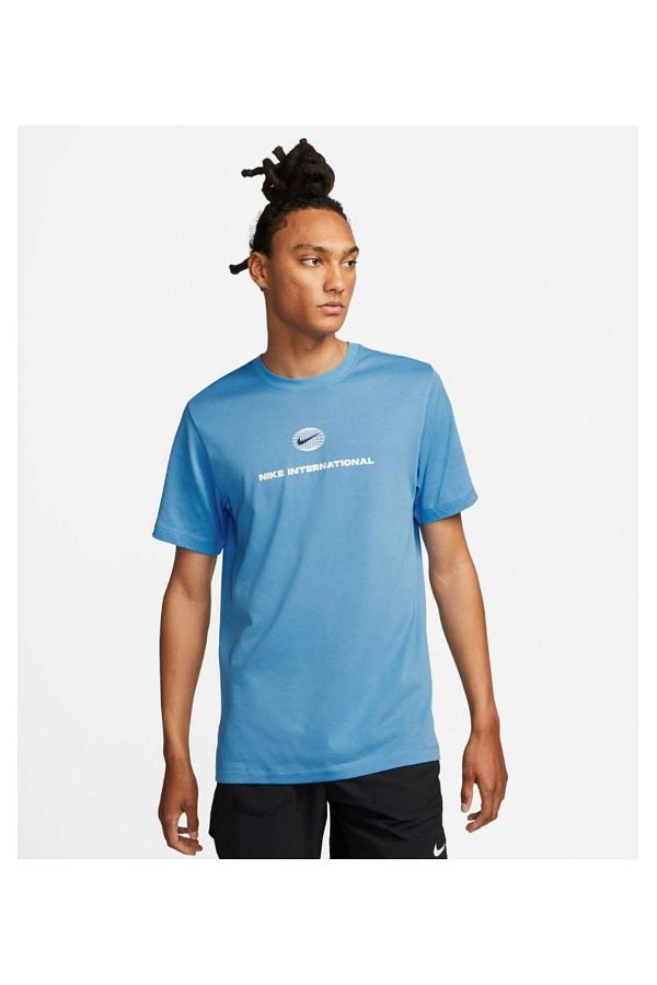 Nike Heritage Dri Fit Men s Blue Running T Shirt DM5439 412 Trendyol
