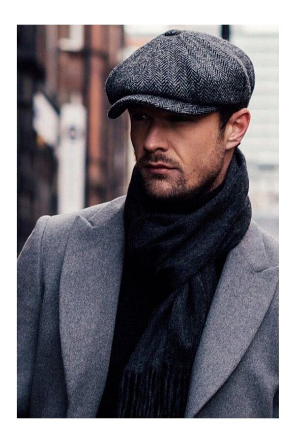 mercantoptan-Men's Cap Flowing Italian Cashmere Hat Cp224 1