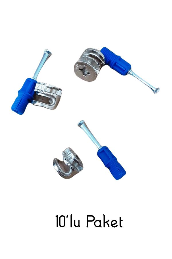 Hettich-Minifix (With Self Peg) 10 Pack / 8 Mm 1