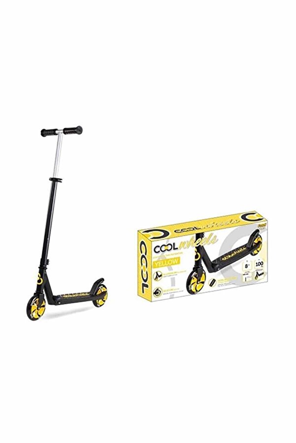 Cool Wheels 8+ Yaş Cool Wheels 8 Yaş ve Üzeri Katlanabilir 2 Tekerlekli Scooter Sarı Sarı 2