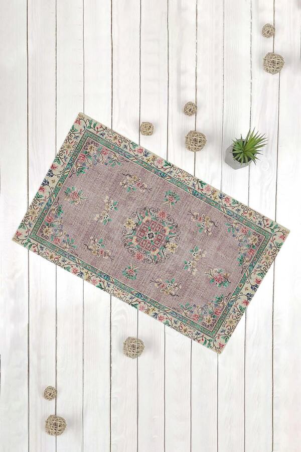 Evsebu-Green Gray Carpet Pattern Multi-Purpose Decorative Door Mat 1