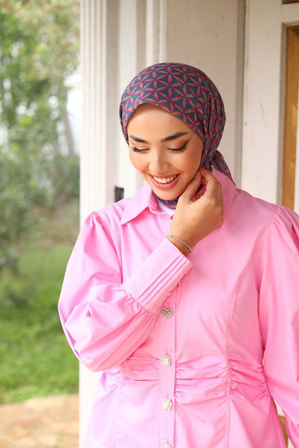Silk Home-Soft Scarf - 73058-47 Model 1