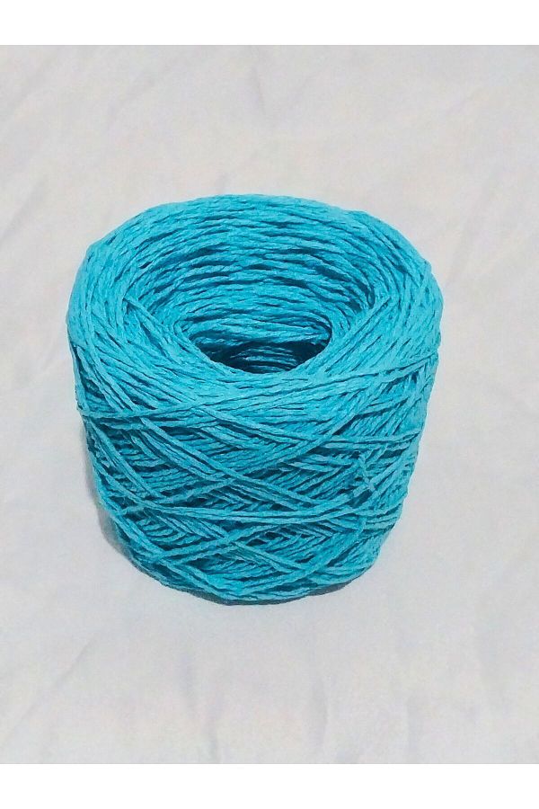 Handmade-100gram Turquoise Bag - String Paper and String Supla 1