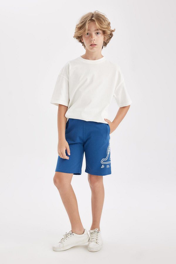 Defacto Boys NBA Los Angeles Lakers Shorts C5371A824HS Trendyol