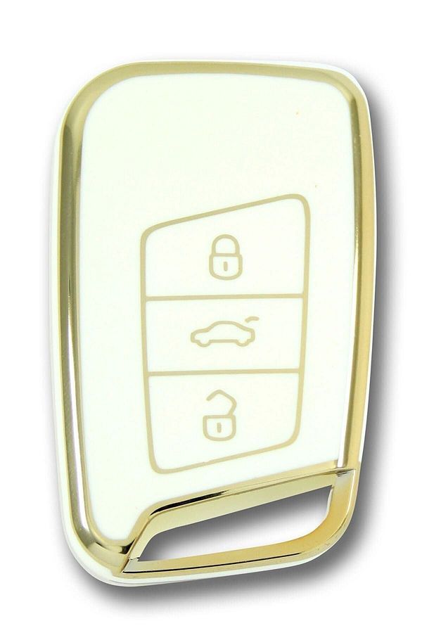 GMA KEYS-Luxury Volkswagen Passat B8 Smart Nano White Auto Key Control Container Case 1st Quality 1