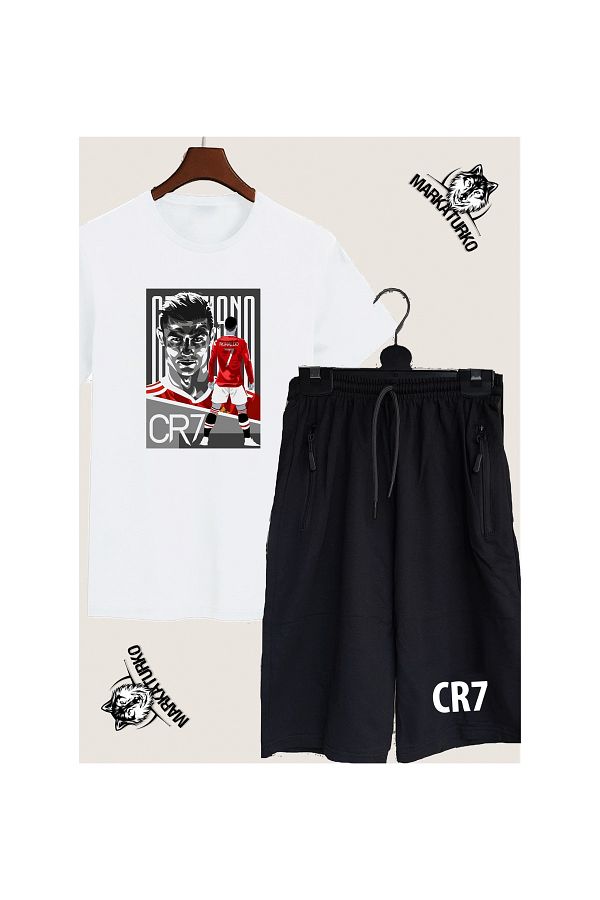 MarkaTurko Ronaldo Special Design Printed T shirt and Shorts Combo 1978 8b
