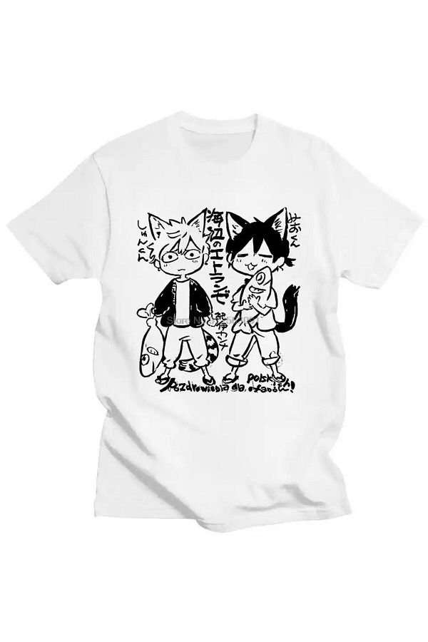 Köstebek-Japanese Anime Umibe No Etranger Fish White Unisex T-Shirt 1