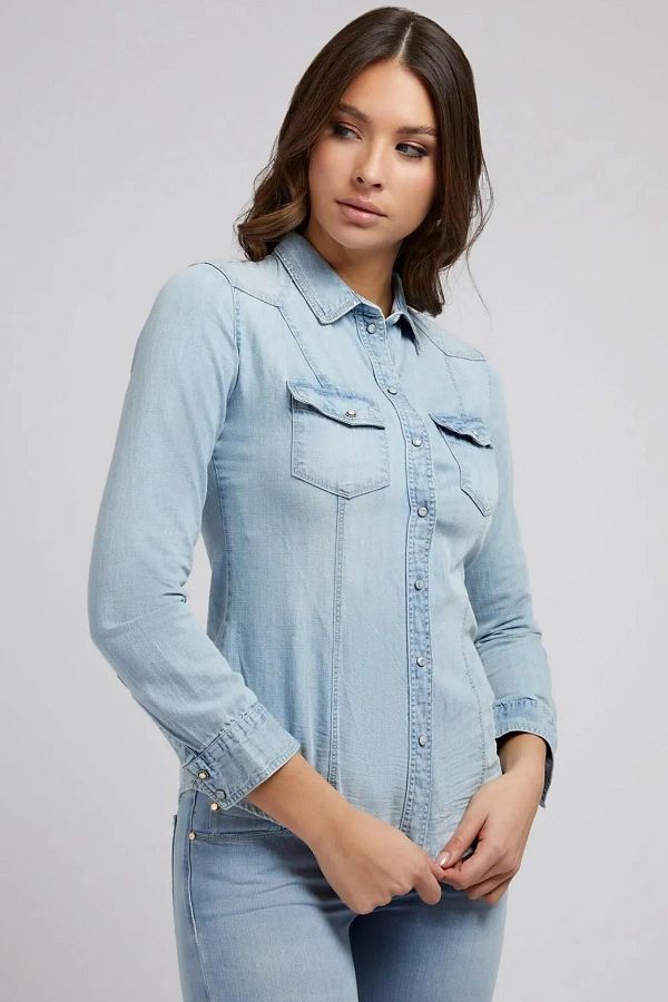 Guess Lal ma Women s Shirt W2GH11D1GZB Model Trendyol