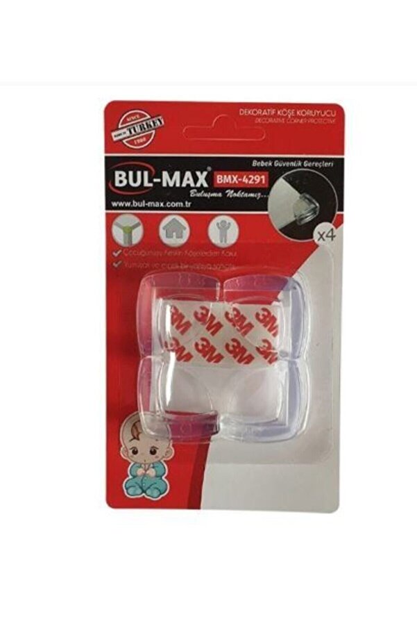Bul-Max Çocuklar Için Silikon Masa Köşe Koruyucu fotoğrafı 1