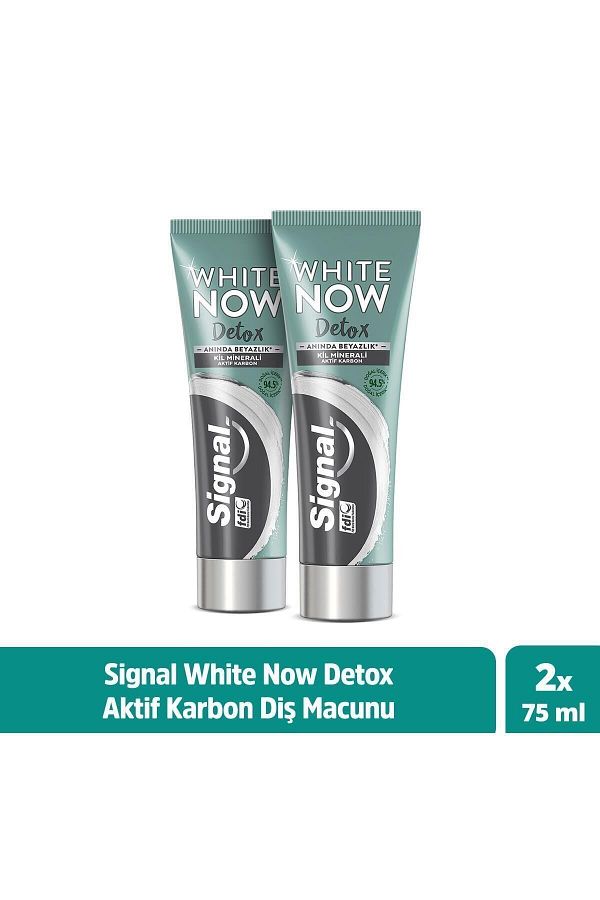 Signal-White Now Detox Clay Mineral & Activated Carbon Toothpaste 75 ml 1