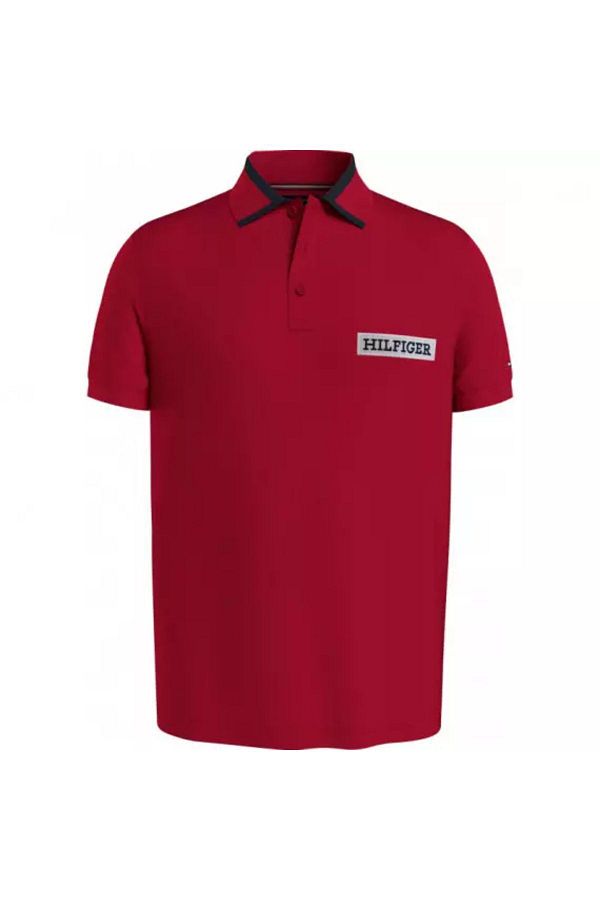 Mens red tommy hilfiger t shirt cheap