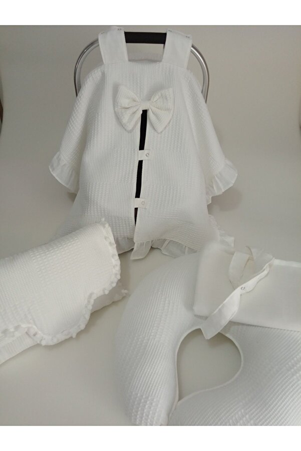 Wenaris fırfırlı Puset Örtüsü Puset Minder puset çarşafı altaçma  emzirme önlüğü emzirme yastığı