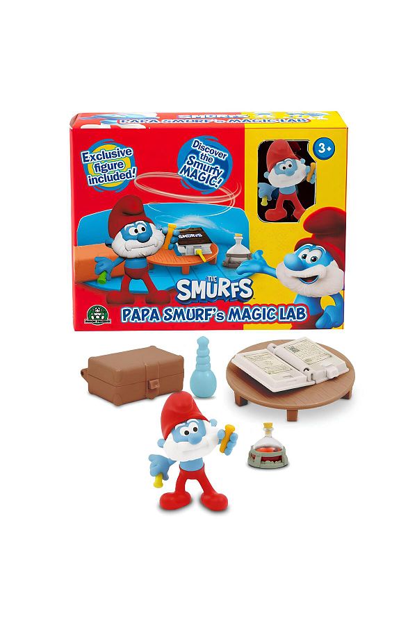 Sirinler (The Smurfs)-Smurfs Figure and Game Set Smurfetts Laboratory 1