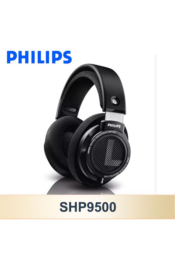 Philips-SHP9500 Headphone HiFi Stereo Wired Earphone Computer Online Learning Earbuds Esports Gam... 1