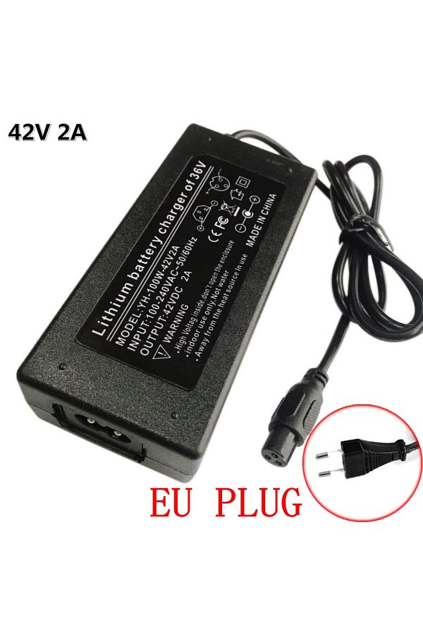 PKCAR 42V 2A Universal Lithium Battery Charger For 36V Hoverboard Self Balancing Scooter 100 240V AC Po. Trendyol