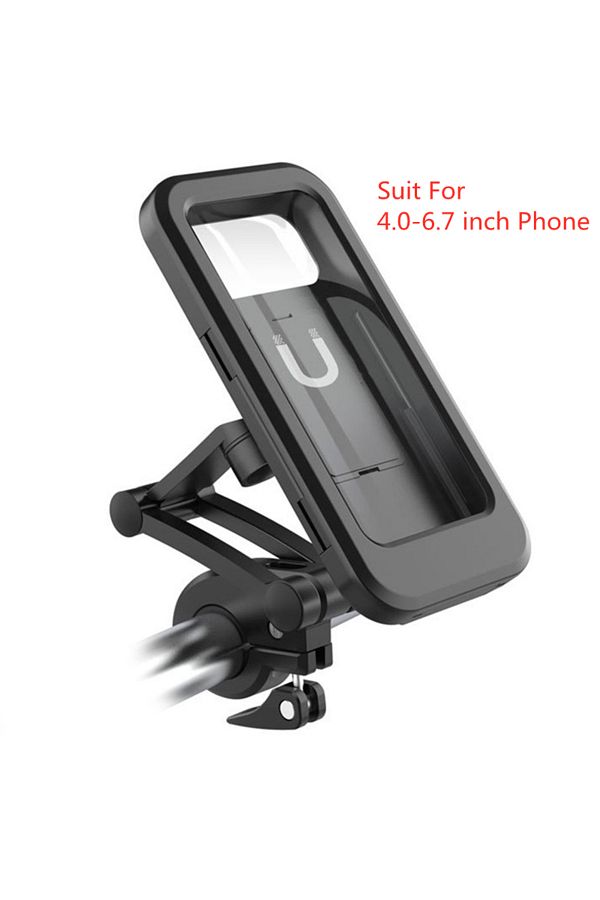 Choice Adjustable Waterproof Bicycle Phone Holder Universal Bike Motorcycle Handlebar Magnet Case Cell P. Trendyol